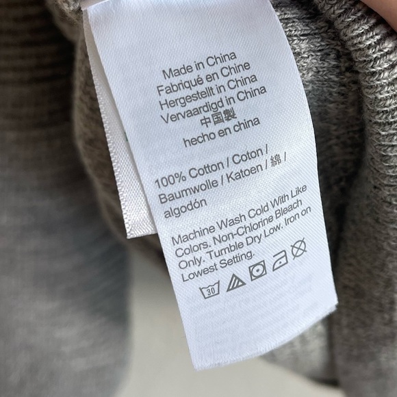 J. Crew Rugged Cotton Waffle Sweater in Gray Size XXL - Picture 6 of 8